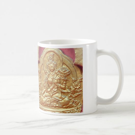 Witte Tara in gouden mok (Rechts)
