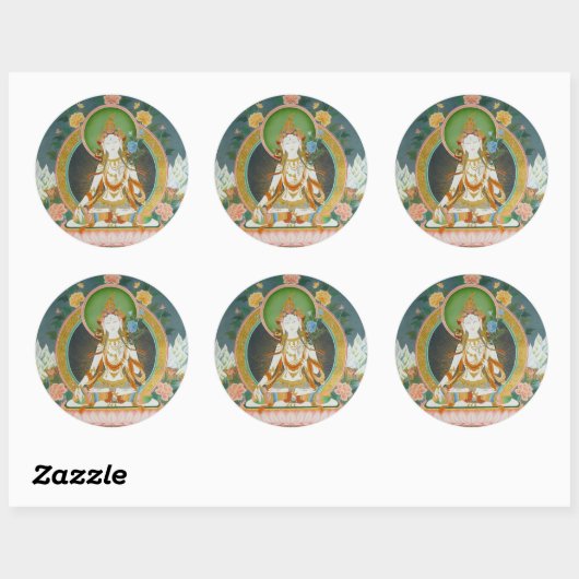Witte Tara Stickers (Vel)