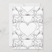 Witte tatoeage kunststijl kaart (Achterkant)