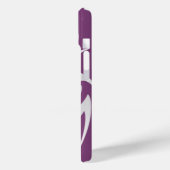 Witte tattoo print op paarse verloop Case-Mate iPhone case (Achterkant / Links)