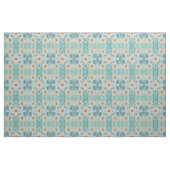 Witte Teal en Goud Stof (Yard (91,4 cm))