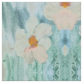 Witte Teal en Goud Stof (Close Up)