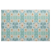 Witte Teal en Goud Stof (Fat Quarter)