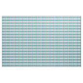Witte & Teal Harlekijn Diamanten Stof (Fat Quarter)