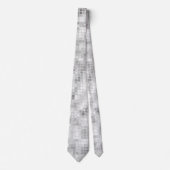Witte Teal Marmer Klassieke Elegante Schoonheid Gl Stropdas (Voorkant)