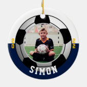 Witte teamkleuren voor de marinescheepvaart keramisch ornament (Achterkant)