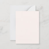 Witte teddybeer Valentijnsdag Notitiekaartje (Achterkant)