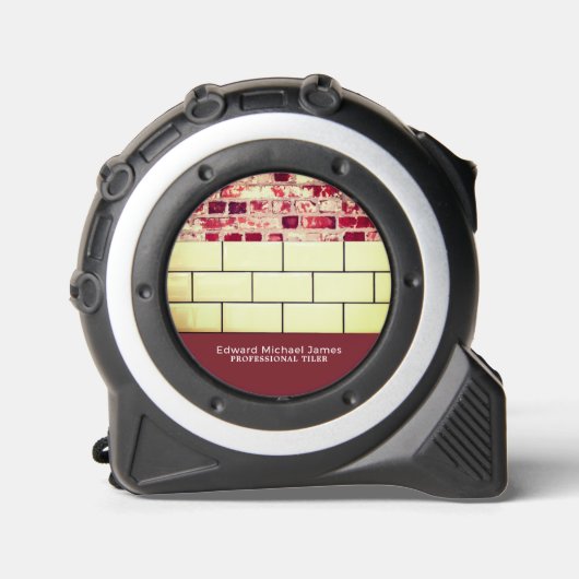 Witte Tegels, Floorer, Tegel Installer Rolmaat (Voorkant)