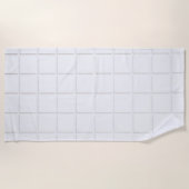 Witte Tegels textuur Strandlaken (Voorkant)