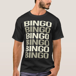 Witte tekst Bingo T-shirt