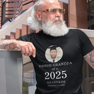 Witte tekst Foto foto's van 2023 Afstuderen T-shirt
