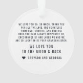 Witte tekst | Grootkinderen maken de Grote Foto va Ornament (achterkant)