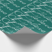Witte tekst met details, geloof ik, papier met onm (Hoek)
