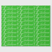 Witte tekst met details, geloof ik, papier met onm (Vlak)