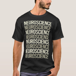 Witte Tekst Neurobiologie Neurobioloog T-shirt