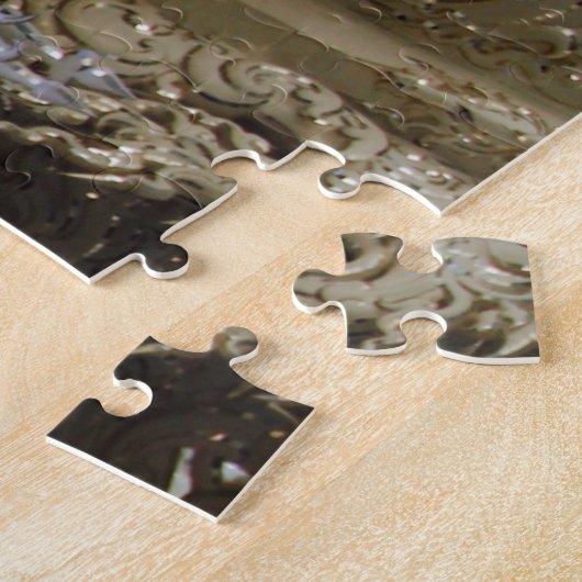 witte tempelpuzzel legpuzzel (Zijkant)