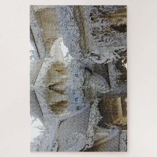 witte tempelpuzzel legpuzzel (Verticaal)