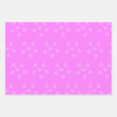 Witte Tennisrackets & Bal Diepe Pink Inpakpapier Vel (Voorkant 2)