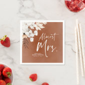 Witte Terracotta Bloemen Bruiloft Almost Mrs Servet (Insitu)