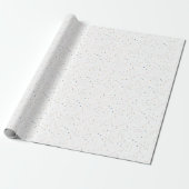 Witte terrazzo cadeaupapier (Uitgerold)