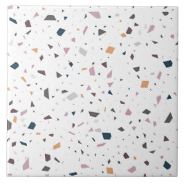 Witte terrazzo vloer Keramische Tegel Tegeltje