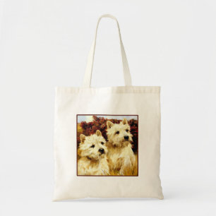 Witte Terriers op de westelijke hoogvlakte - Wardl Tote Bag