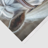 Witte Teugels Decoupage Tissuepapier (Detail)