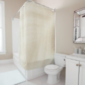 Witte textiel met zwarte schaduw douchegordijn (In situ)