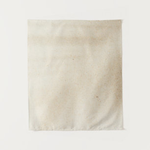 Witte textiel met zwarte schaduw wandkleed