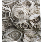 Witte textielpartij douchegordijn (Voorkant)