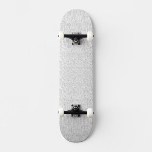 Witte textuur persoonlijk skateboard (Voorkant)