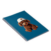 Witte Theekopje Poodle Map Notitieboek (Rechterzijde)