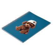Witte Theekopje Poodle Map Notitieboek (Linkerzijde)