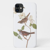 Witte-Throated Sparrow Audubon Birds in Dogwood Case-Mate iPhone Case (Achterkant)