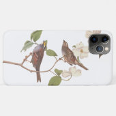 Witte-Throated Sparrow Audubon Birds in Dogwood Case-Mate iPhone Case (Achterkant (horizontaal))