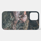 WITTE TIGER STANDAARD OP GRAY STONE Case-Mate iPhone CASE (Achterkant (horizontaal))