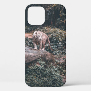 WITTE TIGER STANDAARD OP GRAY STONE Case-Mate iPhone CASE