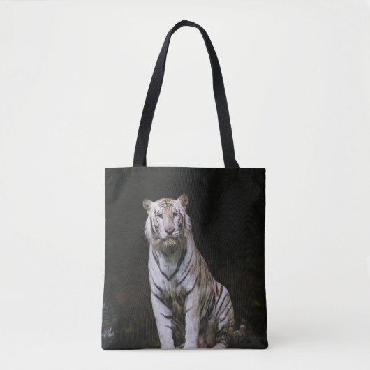 WITTE TIGER TOTE BAG (Voorkant)