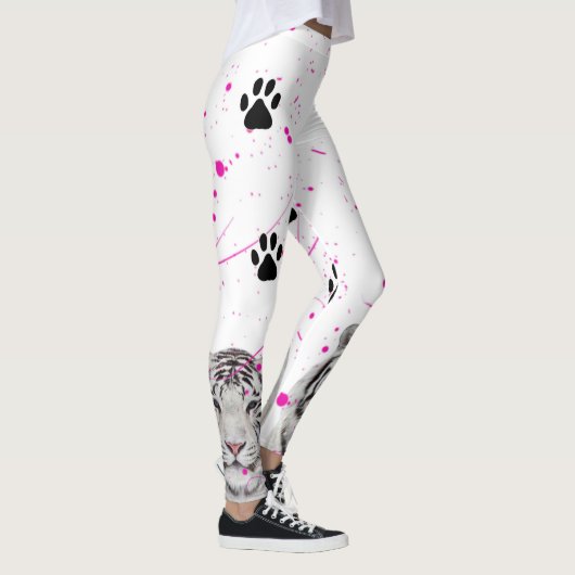 Witte tijger 2 leggings (Rechts)
