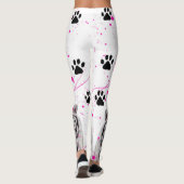 Witte tijger 2 leggings (Achterkant)