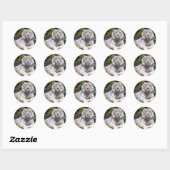 Witte Tijger 9 Stickers (Vel)