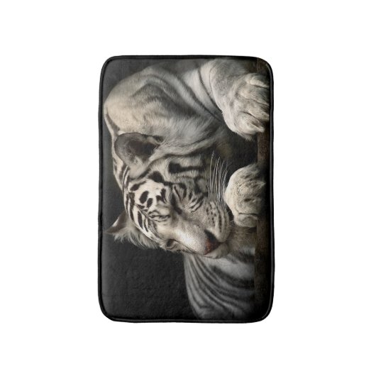 Witte tijger badmat (Voorkant Verticaal)