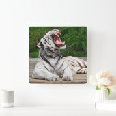 Witte Tijger, Bengaalse Tijger Wandklok (Huis)