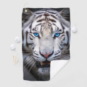 Witte Tijger Blauwe Ogen Golfhanddoek (Insitu)