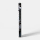 Witte Tijger Blauwe Ogen iPhone Hoesje (Linkerkant)