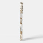 Witte Tijger Bloemkunst met Blauwe Ogen Case-Mate iPhone Case (Achterkant / Rechts)