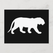 Witte tijger briefkaart (Voorkant)