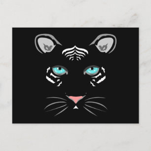 Witte tijger briefkaart