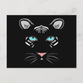Witte tijger briefkaart (Voorkant)