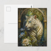 Witte Tijger Briefkaart (Voorkant / Achterkant)